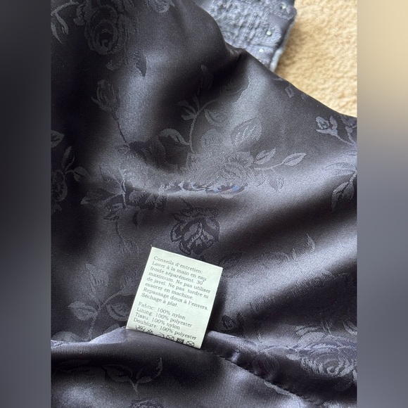 New Vintage Ebene By Patrick Assuline Gothic Embellished Embroidered Long Jacket - Picture 7 of 7